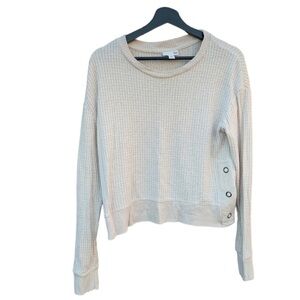 So cream long sleeve size small